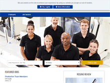 Tablet Screenshot of manufacturingjobs.com